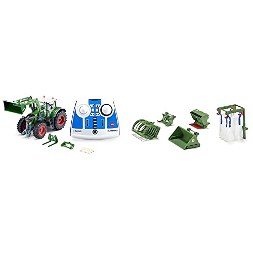 Siku 6796, Fendt 933 Vario Traktor Mit Frontlader, Grün, Metall/Kunststoff, 1:32 & 5-Teiliges Zubehör-Set, Passend für Traktoren im Maßstab 1:32 Siku 6796, Fendt 933 Vario Traktor Mit Frontlader, Grün, Metall/Kunststoff, 1:32 & 5-Teiliges Zubehör-Set, Passend für Traktoren im Maßstab 1:32 von Siku