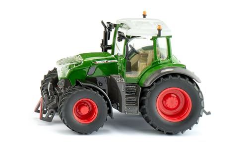 siku 3293, Fendt 728 Vario, Spielzeug-Traktor, 1:32, Metall/Kunststoff, Grün, Abnehmbare Kabine, Gummierte Reifen von Siku