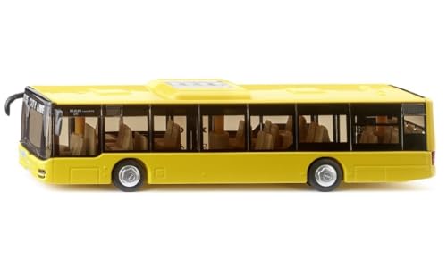 Siku 3734, Man Lion's City Stadtbus, 1:50, Metall/Kunststoff, Gelb, Spielzeugbus für Kinder, Öffenbare Türen, Öffenbare Motorklappe Siku 3734, Man Lion's City Stadtbus, 1:50, Metall/Kunststoff, Gelb, Spielzeugbus für Kinder, Öffenbare Türen, Öffenbare Motorklappe von Siku