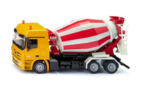 Siku 3539, Fahrmischer, 1:50, Metall/Kunststoff, Gelb/Rot, Baustellen-Spielzeug, Drehbare Trommel Siku 3539, Fahrmischer, 1:50, Metall/Kunststoff, Gelb/Rot, Baustellen-Spielzeug, Drehbare Trommel von Siku
