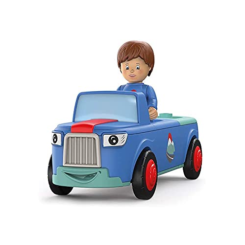 Toddys by siku 0103, Mio Mounty, 3-teiliges Spielzeugauto, Zusammensteckbar, Inkl. beweglicher Spielfigur, Hochwertiger Schwungradmotor, Blau/Türkis, Ab 12 Monaten Toddys by siku 0103, Mio Mounty, 3-teiliges Spielzeugauto, Zusammensteckbar, Inkl. beweglicher Spielfigur, Hochwertiger Schwungradmotor, Blau/Türkis, Ab 12 Monaten von ボーネルンド