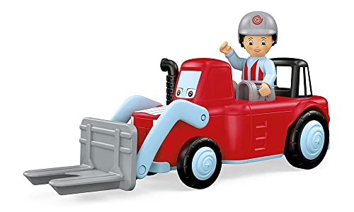 Toddys by siku 0134, Willy Worky, 2-teiliger Hoflader, Zusammensteckbar, Inkl. beweglicher Spielfigur und abnehmbarer Palette, Hochwertiger Schwungradmotor, Rot/Hellblau, Ab 12 Monaten Toddys by siku 0134, Willy Worky, 2-teiliger Hoflader, Zusammensteckbar, Inkl. beweglicher Spielfigur und abnehmbarer Palette, Hochwertiger Schwungradmotor, Rot/Hellblau, Ab 12 Monaten von Toddys by siku