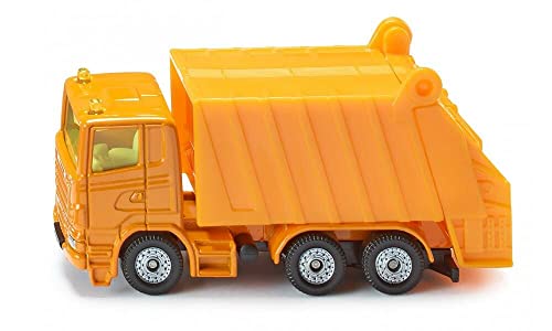 siku 0811, Müllwagen, Metall/Kunststoff, Orange, Spielzeugauto für Kinder, Kippbarer Müllbehälter siku 0811, Müllwagen, Metall/Kunststoff, Orange, Spielzeugauto für Kinder, Kippbarer Müllbehälter von Siku