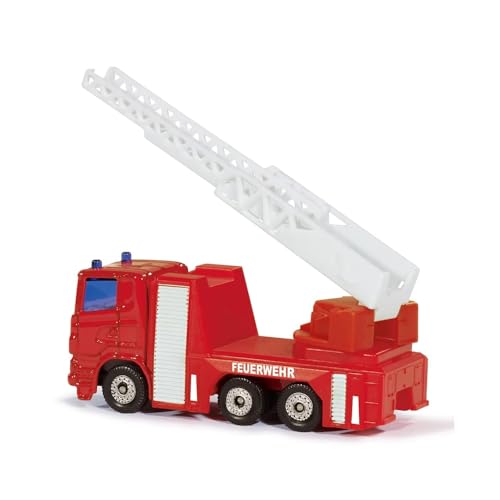 siku 1015, Feuerwehr-Drehleiter, Metall/Kunststoff, Rot, Ausziehbare Leiter siku 1015, Feuerwehr-Drehleiter, Metall/Kunststoff, Rot, Ausziehbare Leiter von Siku