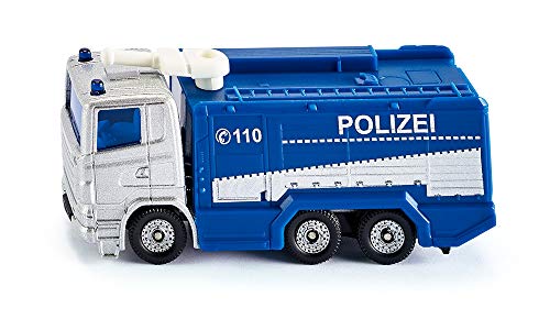 siku 1079, Polizei Wasserwerfer, Blau/Weiß, Schwenkbarer Wasserwerfer, Spielzeugfahrzeug für Kinder siku 1079, Polizei Wasserwerfer, Blau/Weiß, Schwenkbarer Wasserwerfer, Spielzeugfahrzeug für Kinder von Siku