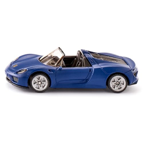 siku 1475, Porsche 918 Spyder, Metall/Kunststoff, Spielzeugauto für Kinder, Blau, Bereifung aus Gummi siku 1475, Porsche 918 Spyder, Metall/Kunststoff, Spielzeugauto für Kinder, Blau, Bereifung aus Gummi von Siku