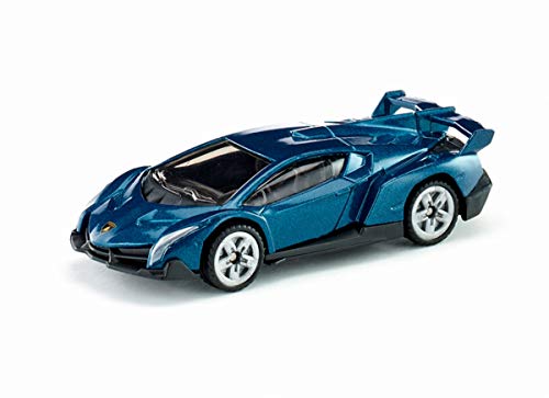 siku 1485, Lamborghini Veneno, Metall/Kunststoff, Spielzeugauto für Kinder, Dunkelblau, Bereifung aus Gummi, Silber siku 1485, Lamborghini Veneno, Metall/Kunststoff, Spielzeugauto für Kinder, Dunkelblau, Bereifung aus Gummi, Silber von Siku
