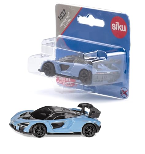 siku 1537, McLaren Senna Sportwagen, Metall/Kunststoff, Hellblau, Gummierte Reifen, Spielzeugauto für Kinder siku 1537, McLaren Senna Sportwagen, Metall/Kunststoff, Hellblau, Gummierte Reifen, Spielzeugauto für Kinder von Siku