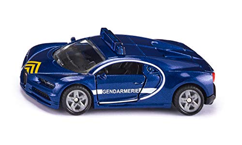 siku 1541, Bugatti Chiron Polizeiauto, Blau, Metall/Kunststoff, Bereifung aus Gummi, Öffenbare Türen siku 1541, Bugatti Chiron Polizeiauto, Blau, Metall/Kunststoff, Bereifung aus Gummi, Öffenbare Türen von Siku