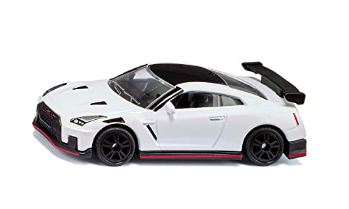 siku 1579, Nissan GT-R Nismo, Spielzeug-Auto, Metall/Kunststoff, Schwarz/Weiß, Mit Gummireifen und Heckflügel siku 1579, Nissan GT-R Nismo, Spielzeug-Auto, Metall/Kunststoff, Schwarz/Weiß, Mit Gummireifen und Heckflügel von Siku