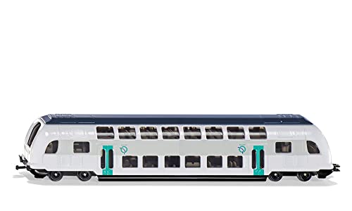 siku 1791001, Doppelstock-Zug RATP Frankreich, 1:87, Metall/Kunststoff, Türkis/Weiß, Kompatibel mit anderen siku Spielzeugen siku 1791001, Doppelstock-Zug RATP Frankreich, 1:87, Metall/Kunststoff, Türkis/Weiß, Kompatibel mit anderen siku Spielzeugen von Siku