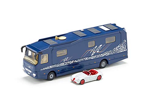 siku 1943, Volkner Wohnmobil, 1:50, Metall/Kunststoff, Blau, Inkl. Spielzeugauto, Bewegliche Teile siku 1943, Volkner Wohnmobil, 1:50, Metall/Kunststoff, Blau, Inkl. Spielzeugauto, Bewegliche Teile von Siku