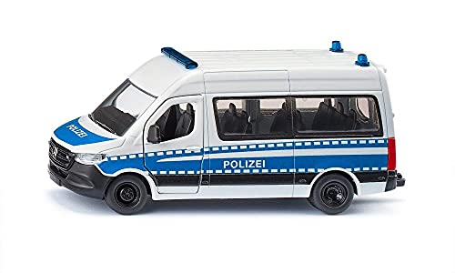 siku 2305, Mercedes-Benz Sprinter Bundespolizei, 1:50, Metall/Kunststoff, Weiß/Blau, Anhängerkupplung, Zu öffnende Vordertüren und Schiebetüre, Spielzeugauto für Kinder siku 2305, Mercedes-Benz Sprinter Bundespolizei, 1:50, Metall/Kunststoff, Weiß/Blau, Anhängerkupplung, Zu öffnende Vordertüren und Schiebetüre, Spielzeugauto für Kinder von Siku