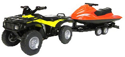 siku 2314, Quad mit Anhänger und Jet-Ski, 1:50, Metall/Kunststoff, Gelb/Rot, Abnehmbarer Anhänger, Schwimmfähiger Jet-Ski siku 2314, Quad mit Anhänger und Jet-Ski, 1:50, Metall/Kunststoff, Gelb/Rot, Abnehmbarer Anhänger, Schwimmfähiger Jet-Ski von Siku