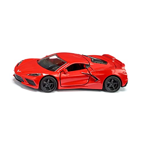 siku 2359, Chevrolet Corvette Stingray, Spielzeug-Auto, 1:50, Metall/Kunststoff, Rot, Motorhaube und Türen zum Öffnen, Wechselbare Räder siku 2359, Chevrolet Corvette Stingray, Spielzeug-Auto, 1:50, Metall/Kunststoff, Rot, Motorhaube und Türen zum Öffnen, Wechselbare Räder von Siku