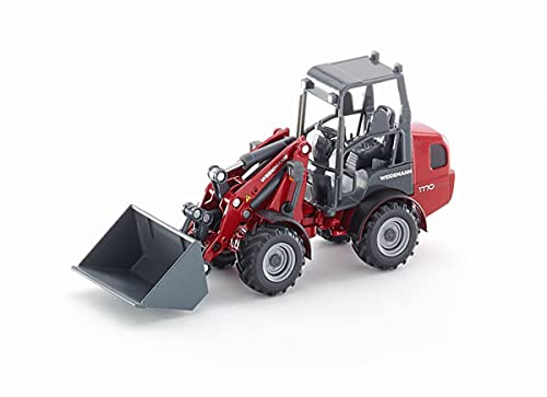 siku 3059, Weidemann Hoftrac Radlader, 1:32, Metall/Kunststoff, Rot, Beweglicher Ladearm und Schaufel siku 3059, Weidemann Hoftrac Radlader, 1:32, Metall/Kunststoff, Rot, Beweglicher Ladearm und Schaufel von Siku