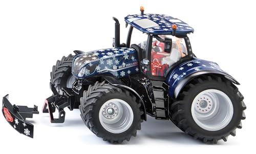 siku 3223, Weihnachtstraktor New Holland T7.340 HD, 1:32, Metall/Kunststoff, Blau/Weiß, Inkl. Weihnachtsmann-Fahrer, Anhängerkupplung, Öffenbare Motorhaube siku 3223, Weihnachtstraktor New Holland T7.340 HD, 1:32, Metall/Kunststoff, Blau/Weiß, Inkl. Weihnachtsmann-Fahrer, Anhängerkupplung, Öffenbare Motorhaube von Siku