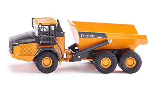 siku 3506, John Deere Dumper, Baustellenfahrzeug, 1:50, Metall/Kunststoff, Orange, Kippbare Mulde von Siku