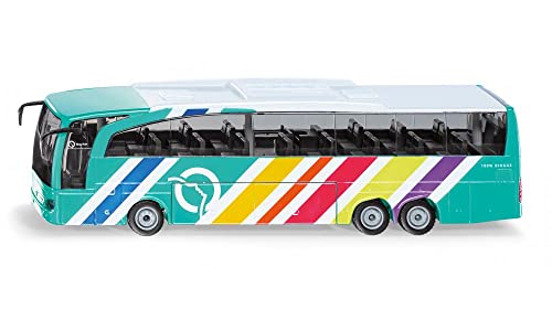 siku 3738001, Mercedes-Benz Travego Reisebus RATP Frankreich, 1:50, Metall/Kunststoff, Multicolor, Öffenbare Türen und Klappe von Siku