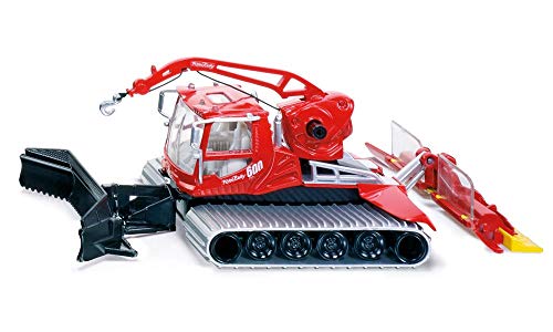 siku 4914, Pistenbully, 1:50, Metall/Kunststoff, Rot, Ausziehbare Seilwinde von Siku