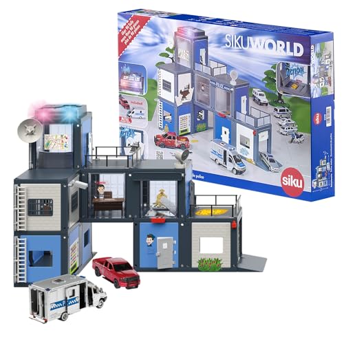siku 5510, Polizeistation, Kunststoff, Multicolor, Light & Sound, Inkl. 2 Fahrzeugen und Zubehör, Vielseitig aufbaubar, Viele Funktionen siku 5510, Polizeistation, Kunststoff, Multicolor, Light & Sound, Inkl. 2 Fahrzeugen und Zubehör, Vielseitig aufbaubar, Viele Funktionen von Siku