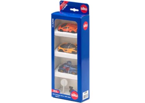 siku 6328, Geschenkset Supercars, Lamborghini Veneno, Apollo I.E., McLaren Senna, Bewegliche Teile, Inkl. Straßenschild und Blitzer siku 6328, Geschenkset Supercars, Lamborghini Veneno, Apollo I.E., McLaren Senna, Bewegliche Teile, Inkl. Straßenschild und Blitzer von Siku