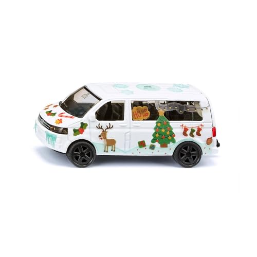 siku 6505, Bastelset Style my siku, VW T5 Snowman, Metall/Kunststoff, Weiß, Spielzeugauto inkl. Stickerbogen zur individuellen Gestaltung siku 6505, Bastelset Style my siku, VW T5 Snowman, Metall/Kunststoff, Weiß, Spielzeugauto inkl. Stickerbogen zur individuellen Gestaltung von Siku