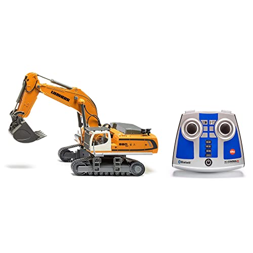 siku 6740, Liebherr R980 SME Raupenbagger, Ferngesteuert, 1:32, Inkl. Bluetooth-Fernsteuerung, Steuerung via App mit Sound möglich, Metall/Kunststoff, Gelb siku 6740, Liebherr R980 SME Raupenbagger, Ferngesteuert, 1:32, Inkl. Bluetooth-Fernsteuerung, Steuerung via App mit Sound möglich, Metall/Kunststoff, Gelb von Siku