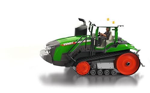 siku 6789, Fendt 1167 Vario MT Traktor, 1:32, Ferngesteuert, Inkl. Bluetooth-Fernsteuerung und Zubehör, Steuerung via App mit Sound möglich, Metall/Kunststoff, Grün von Siku