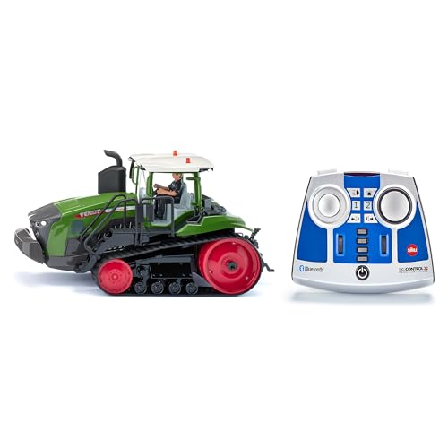 siku 6789, Fendt 1167 Vario MT Traktor, 1:32, Ferngesteuert, Inkl. Bluetooth-Fernsteuerung und Zubehör, Steuerung via App mit Sound möglich, Metall/Kunststoff, Grün von Siku