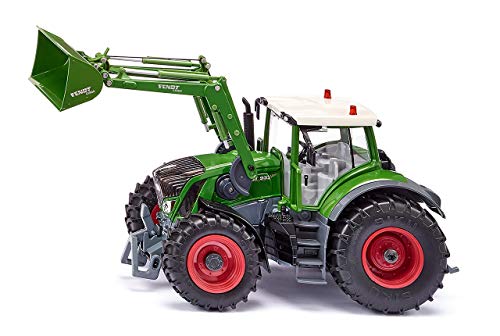 siku 6793, Fendt 933 Vario Traktor mit Frontlader, Grün, Metall/Kunststoff, 1:32, Ferngesteuert, Steuerung mit App via Bluetooth, Ohne Fernsteuermodul von Siku