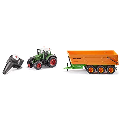 siku 6880, Ferngesteuerter Fendt 939 Traktor, 1:32, Inkl. Fernsteuermodul, Metall/Kunststoff, Grün & 2892, Joskin Dreiachs-Muldenkipper, 1:32, Metall/Kunststoff, Orange, Kippbare Mulde siku 6880, Ferngesteuerter Fendt 939 Traktor, 1:32, Inkl. Fernsteuermodul, Metall/Kunststoff, Grün & 2892, Joskin Dreiachs-Muldenkipper, 1:32, Metall/Kunststoff, Orange, Kippbare Mulde von Siku
