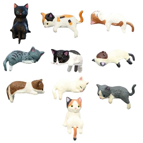 Sikweny 10 Stück Katzenfigur Harzmaterial Tiere Figuren Simulationsdesign Katze Spielzeug Kinder Niedliche Form Mini Tiere Autoinnenraum Für Geburtstag Feiertage Umzug Neuwagenkauf Sikweny 10 Stück Katzenfigur Harzmaterial Tiere Figuren Simulationsdesign Katze Spielzeug Kinder Niedliche Form Mini Tiere Autoinnenraum Für Geburtstag Feiertage Umzug Neuwagenkauf von Sikweny