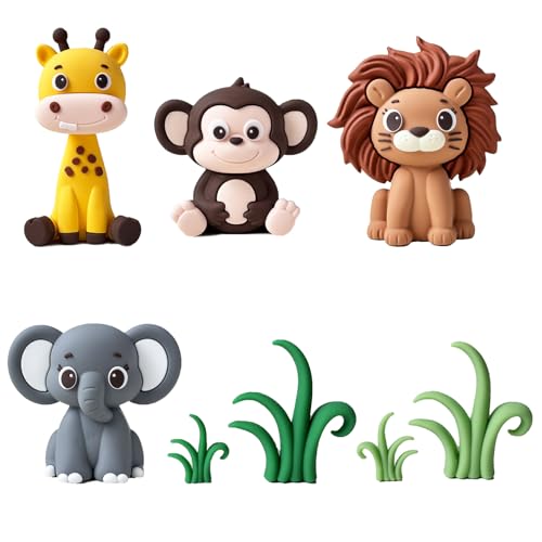 Sikweny 12 Stück Safari Tortendeko Tiere Set Tortendeko Dschungel Deko Geburtstag Torten Deko Enthält Gras Löwe Giraffe Elefant Affeformen Jungle Cake Toppers für Kindergeburtstagsfeiern Sikweny 12 Stück Safari Tortendeko Tiere Set Tortendeko Dschungel Deko Geburtstag Torten Deko Enthält Gras Löwe Giraffe Elefant Affeformen Jungle Cake Toppers für Kindergeburtstagsfeiern von Sikweny