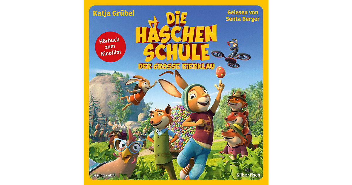 Die Häschenschule - Der große Eierklau, 1 Audio-CD Hörbuch von Silberfisch Verlag