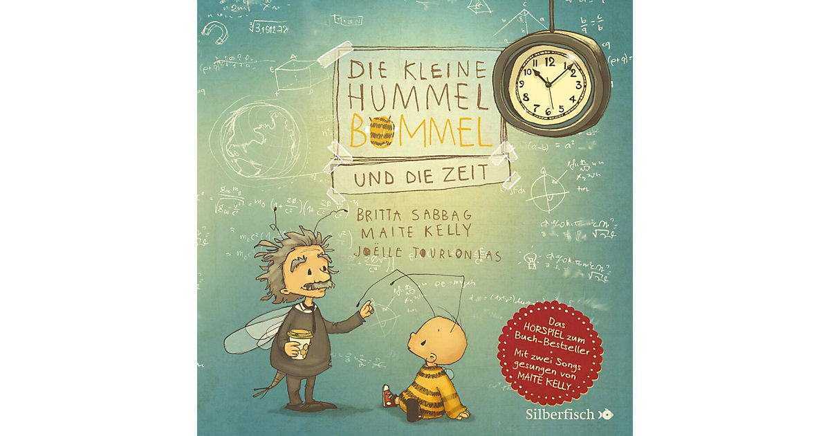 Die kleine Hummel Bommel und die Zeit, 1 Audio-CD Hörbuch von Silberfisch Verlag