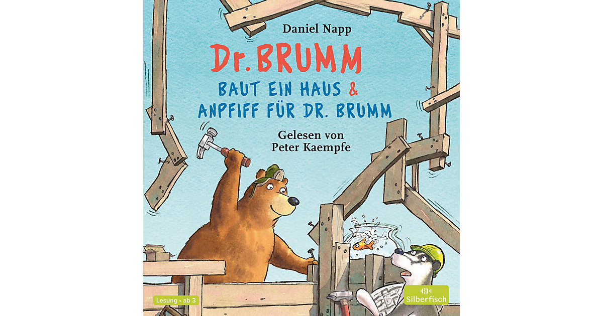 Dr. Brumm baut ein Haus / Anpfiff Dr. Brumm (Dr. Brumm), 1 Audio-CD Hörbuch  Kleinkinder von Silberfisch Verlag