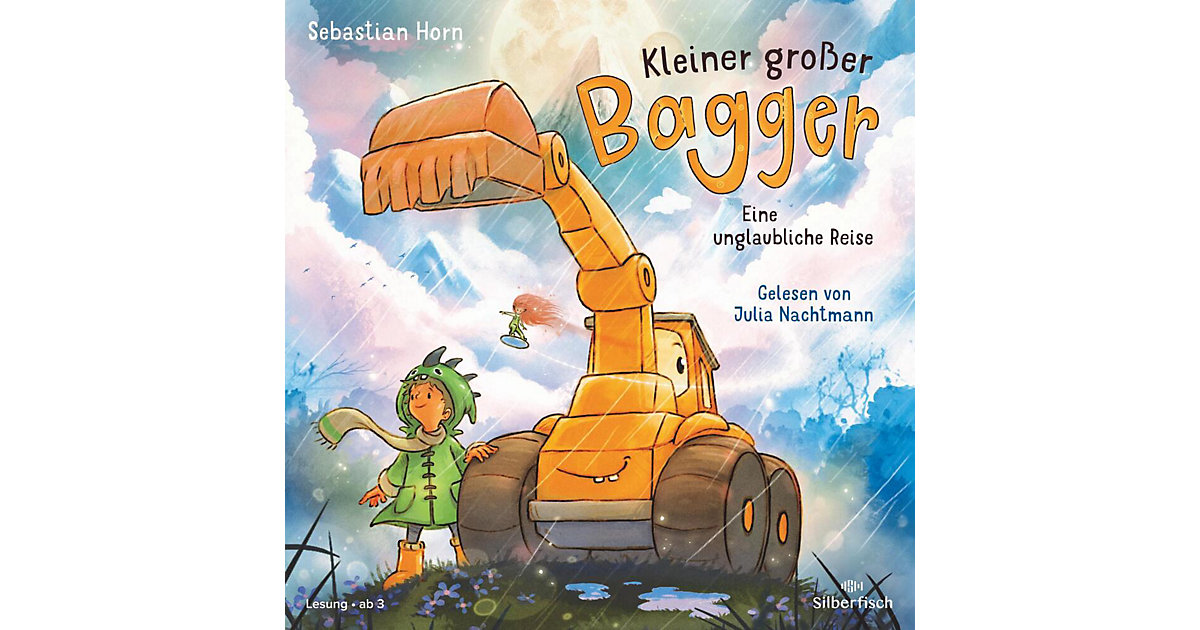 Kleiner großer Bagger - Eine unglaubliche Reise, 1 Audio-CD Hörbuch von Silberfisch Verlag