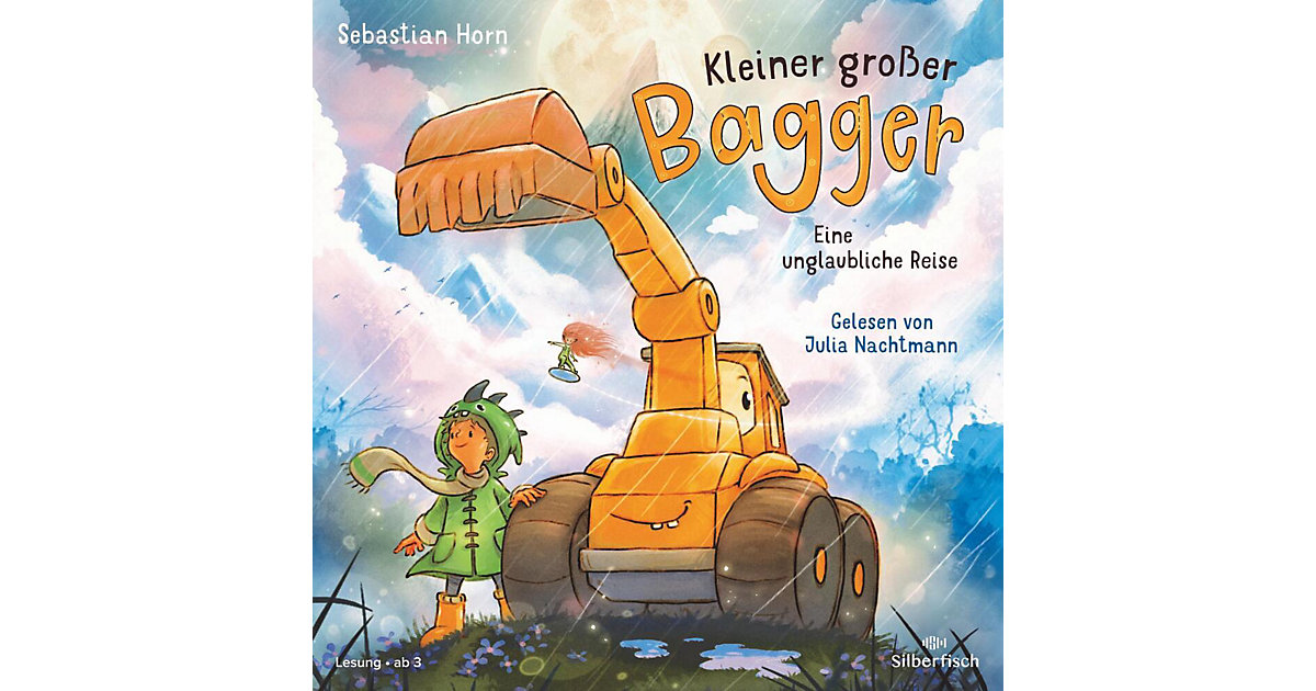 Kleiner großer Bagger - Eine unglaubliche Reise, 1 Audio-CD Hörbuch Kleiner großer Bagger - Eine unglaubliche Reise, 1 Audio-CD Hörbuch von Silberfisch Verlag