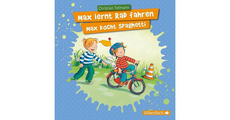 Max lernt Rad fahren/Max kocht Spaghetti, 1 Audio-CD Hörbuch von Silberfisch Verlag