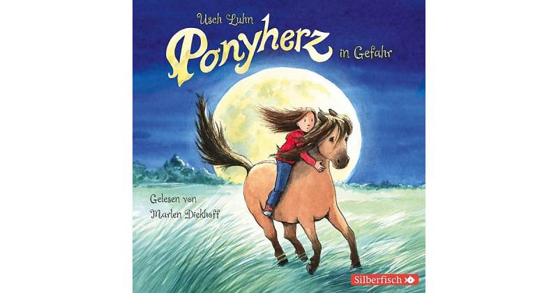 Ponyherz in Gefahr, 1 Audio-CD Hörbuch von Silberfisch Verlag