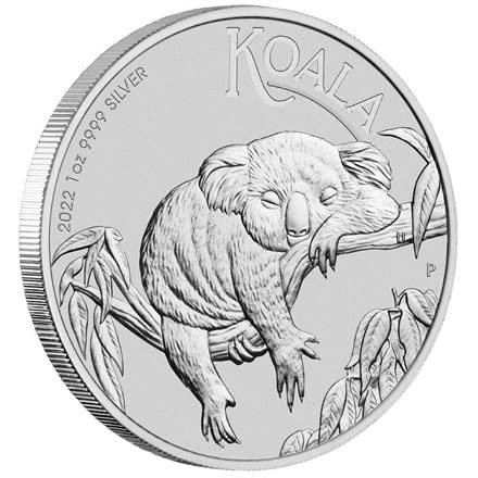 Silbermünze 1 Unze Australien Koala incl. Münzkapsel, Neuware, aktueller Jahrgang von Silbermünze