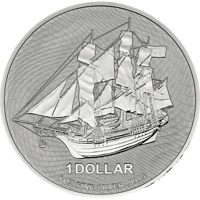 Silbermünze Cook Islands Bounty 2020 incl. Münzkapsel, 1 Unze, Differenzbesteuert nach § 25a UstG von Silbermünze