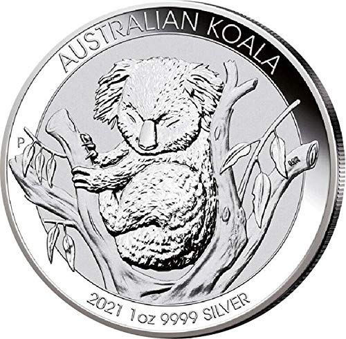 Silbermünze 1 Unze Australien Koala 2021 incl. Münzkapsel, Neuware, Differenzbesteuert nach § 25a UstG von Silbermünze
