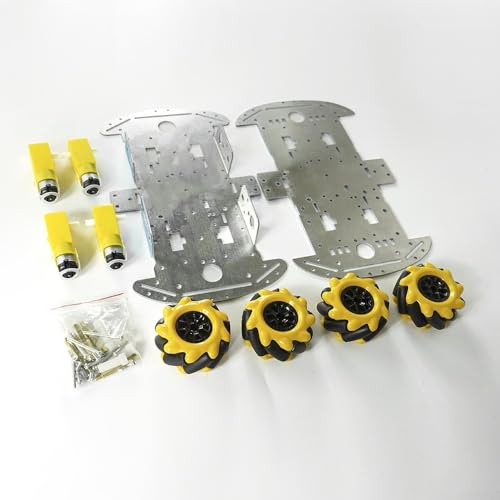 Robustes pädagogisches Werkzeug zum Selbermachen, vielseitiges Design, DIY-Auto-Set mit vier Rädern, für Mecanum-Rad, Roboter-Fahrzeug-Bauset, Material mit hoher Härte, widersteht Verschleiß Robustes pädagogisches Werkzeug zum Selbermachen, vielseitiges Design, DIY-Auto-Set mit vier Rädern, für Mecanum-Rad, Roboter-Fahrzeug-Bauset, Material mit hoher Härte, widersteht Verschleiß von Sileduove