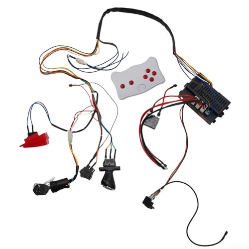 Sileduove DIY RC Controller Kit für Kinder Elektroautos inkl. Verkabelung und Schalter (für RX30 24V A) von Sileduove
