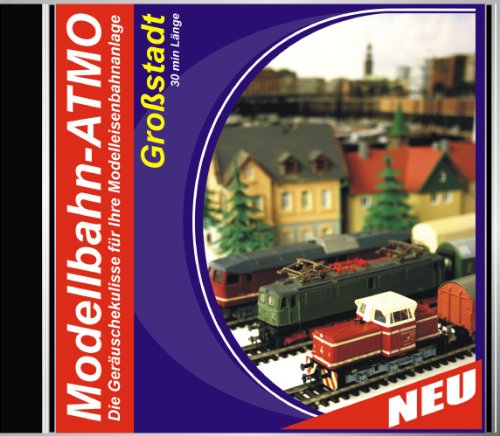 Unbekannt CD Modellbahn-Atmo / Die Geräuschekulisse für Ihre Modelleisenbahnanlage (Bahnhof-Großstadt) - HO - Modellbahn-Zubehör - Soundeffekte - Bahnhof-Großstadt von Unbekannt
