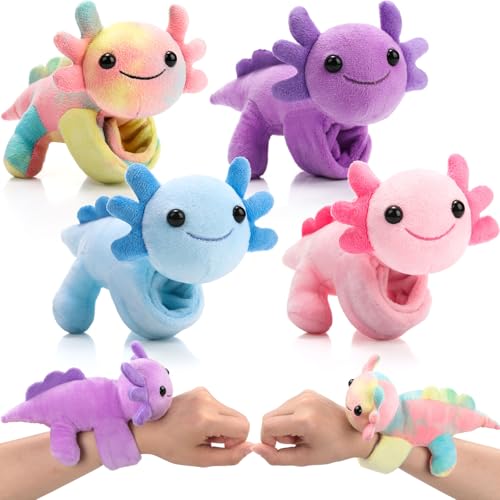 Silipull 4 Stück Huggers Salamander Armbänder Schmetterling Dinosaurier Plüsch Armbänder für Kinder, 8 Zoll Lose Plüsch Armbänder für Jungen Mädchen Geburtstagsgeschenke Silipull 4 Stück Huggers Salamander Armbänder Schmetterling Dinosaurier Plüsch Armbänder für Kinder, 8 Zoll Lose Plüsch Armbänder für Jungen Mädchen Geburtstagsgeschenke von Silipull