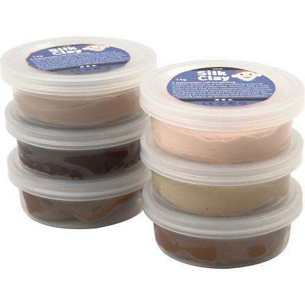 Silk Clay®, Hautfarben, 6x14 g/ 1 Pck von Silk Clay