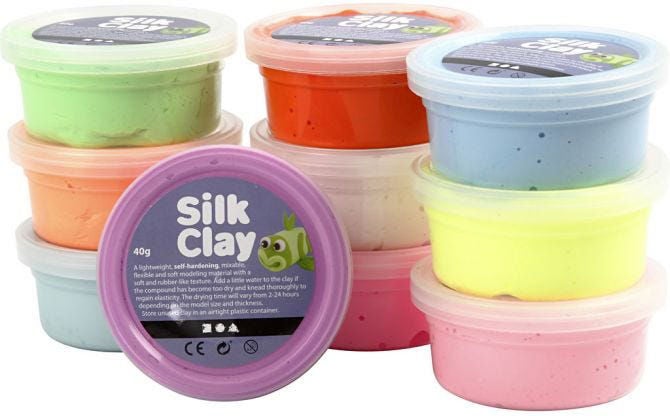 Silk Clay Gemischte Farben Basic 2 von Silk Clay